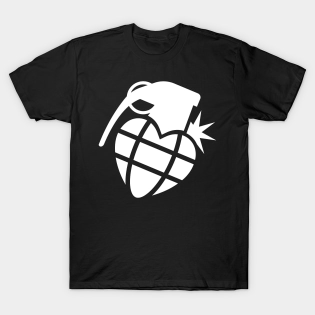 Love grenade souvenir T-Shirt by ICONZ80
